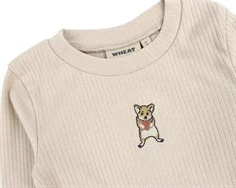 Wheat moonlight rose bluse Louann